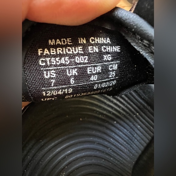 Nike Owaysis Men's Sandals Slippers Slides Flip Flops Black Size 7 - Picture 5 of 5